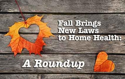 Fall Brings New Laws to Home Health: A Roundup of Legislation and Rules Affecting Your Agency